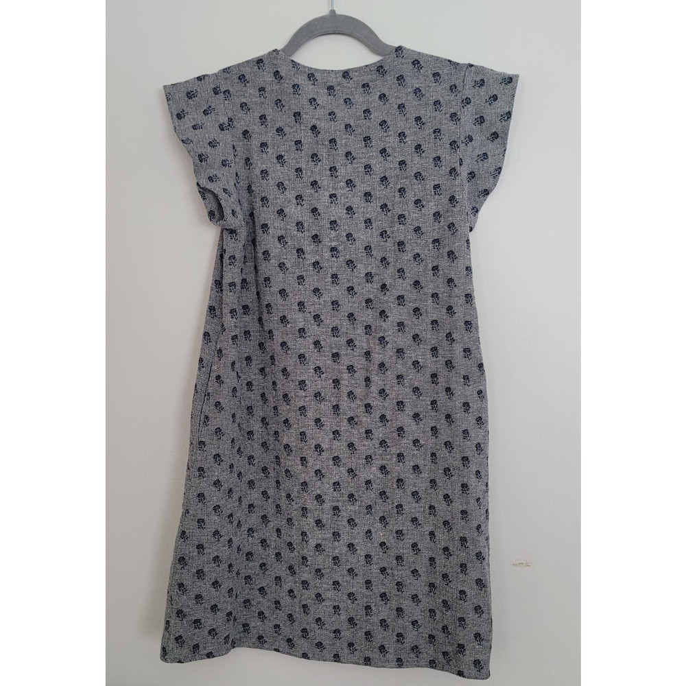 THML Cotton / Linen Above Knee Mini Embroidered Dress Women's Small - Picture 2 of 4